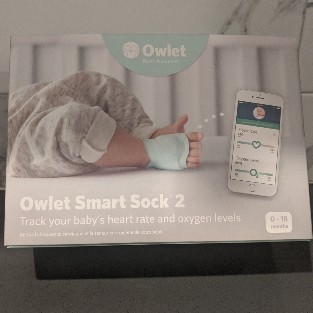 Owlet Smart Sock 2 baby heart oxygen tracker